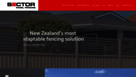 What Sectorfencing.co.nz website looked like in 2019 (4 years ago)