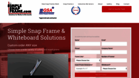 What Simplesnapframe.com website looked like in 2019 (4 years ago)