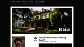 What Savannahrealestatelawyer.com website looked like in 2019 (4 years ago)