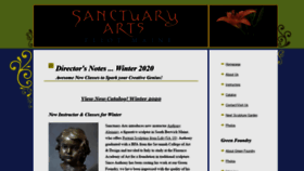 What Sanctuaryarts.org website looked like in 2019 (4 years ago)