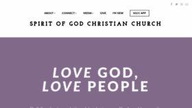What Spiritofgodcc.org website looked like in 2019 (4 years ago)