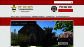 What Stpaulseggertsville.org website looked like in 2019 (4 years ago)