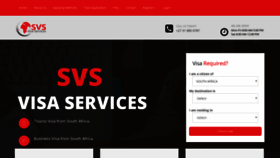 What Svsvisaservices.co.za website looked like in 2019 (4 years ago)