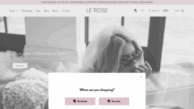 What Shoplerose.com website looked like in 2019 (4 years ago)
