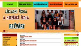 What Skola-becvary.cz website looked like in 2019 (4 years ago)