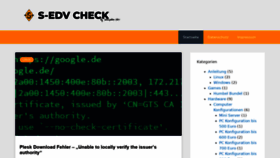 What S-edv.com website looked like in 2019 (5 years ago)