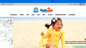 What Swimzip.com website looked like in 2019 (4 years ago)
