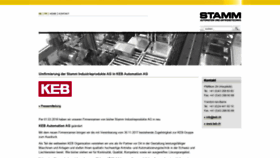 What Stamm-industrieprodukte.ch website looked like in 2019 (4 years ago)
