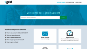 What Support.1-grid.com website looked like in 2019 (4 years ago)