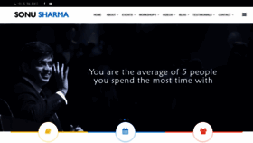 What Sonusharma.in website looked like in 2019 (4 years ago)
