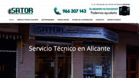 What Sator.es website looked like in 2019 (4 years ago)