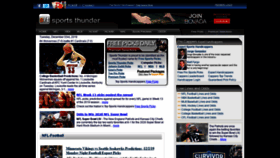 What Sportsthunder.com website looked like in 2019 (4 years ago)
