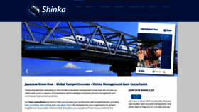 What Shinkamanagement.com website looked like in 2019 (4 years ago)