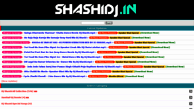 What Shashidj.in website looked like in 2019 (4 years ago)