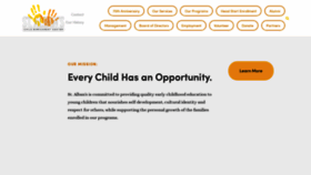 What Stalbanschildcare.org website looked like in 2019 (4 years ago)
