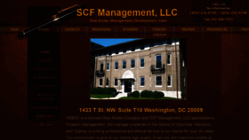 What Scfmanagement.com website looked like in 2019 (4 years ago)