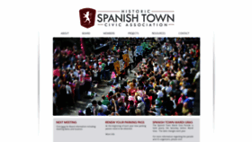 What Spanishtownbr.org website looked like in 2019 (4 years ago)