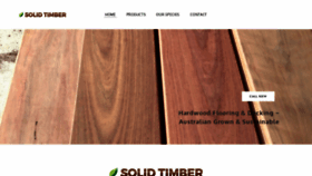 What Solidtimber.com.au website looked like in 2019 (4 years ago)
