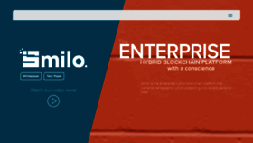 What Smilo.io website looked like in 2019 (4 years ago)