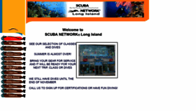 What Scubalongisland.com website looked like in 2019 (5 years ago)