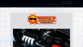 What Sonnysautosalvage.com website looked like in 2019 (4 years ago)