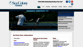 What Seacolonytennis.net website looked like in 2019 (4 years ago)