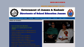 What Schedujammu.nic.in website looked like in 2019 (4 years ago)
