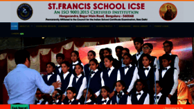 What Stfrancisicseschool.com website looked like in 2019 (4 years ago)