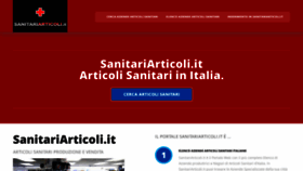What Sanitariarticoli.it website looked like in 2019 (4 years ago)