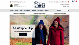 What Shiresequestrian.com website looked like in 2019 (4 years ago)
