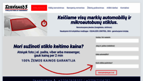 What Servisas58.lt website looked like in 2019 (4 years ago)