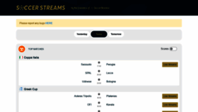 What Soccerstreams.net website looked like in 2019 (4 years ago)