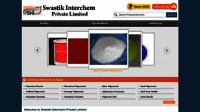 What Swastikinterchem.net website looked like in 2019 (4 years ago)