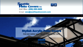 What Seattlepatiocovers.com website looked like in 2019 (4 years ago)
