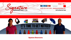What Signaturebrandingco.com website looked like in 2019 (4 years ago)