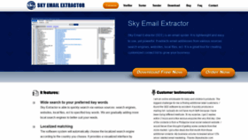 What Skyextractor.com website looked like in 2019 (4 years ago)