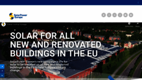 What Solarpowereurope.org website looked like in 2019 (4 years ago)