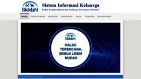 What Siga.bkkbn.go.id website looked like in 2019 (4 years ago)