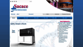 What Sacace.com website looked like in 2019 (4 years ago)