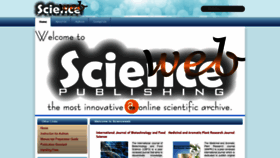 What Sciencewebpublishing.net website looked like in 2019 (4 years ago)