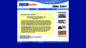 What Swimconnection.com website looked like in 2019 (4 years ago)