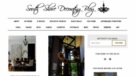 What Southshoredecoratingblog.com website looked like in 2019 (4 years ago)