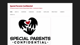 What Specialparentsconfidential.com website looked like in 2019 (4 years ago)