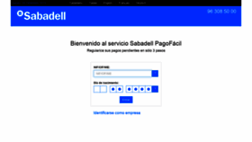 What Sabadellpagofacil.com website looked like in 2019 (4 years ago)