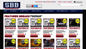 What Sportsboxbreaks.com website looked like in 2019 (4 years ago)