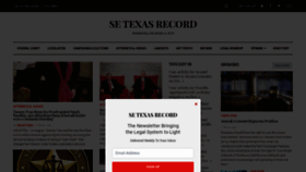 What Setexasrecord.com website looked like in 2019 (4 years ago)