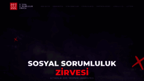 What Sosyalsorumlulukzirvesi.com website looked like in 2019 (4 years ago)