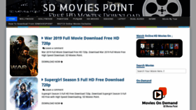 What Sdmoviespoint.eu website looked like in 2019 (4 years ago)