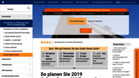 What Solaranlagen-portal.de website looked like in 2019 (4 years ago)