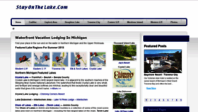 What Stayonthelake.com website looked like in 2019 (4 years ago)